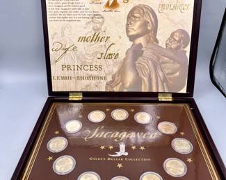 Sacagawea Golden Dollar Collection With Case
