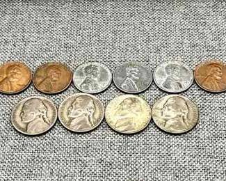 Steel Pennies, Lincoln Coins & Wartime Nickels
