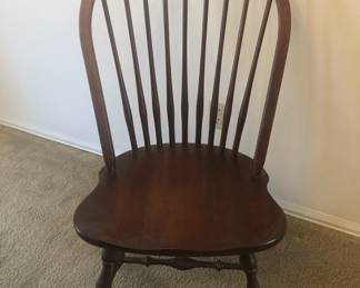 6 CHAIRS WITH MATCHING TABLE