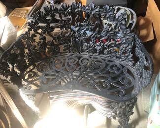 WROUGHT IRON BENCH