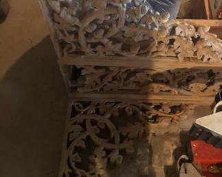 WROUGHT IRON PILLARS