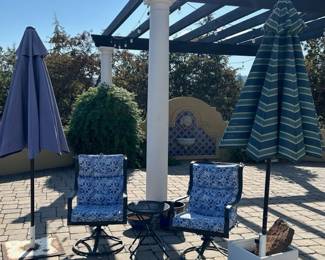 Umbrellas & Single Patio Chairs