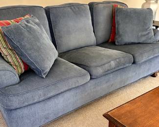 Large Blue Sofa Nice Condition 