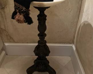 Iron & Marble Stand
