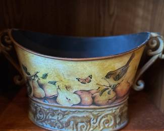 Various Metal Decor Containers 