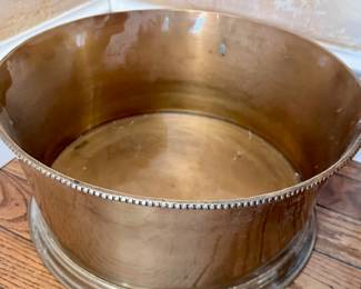 Large Brass Tub Wine Server