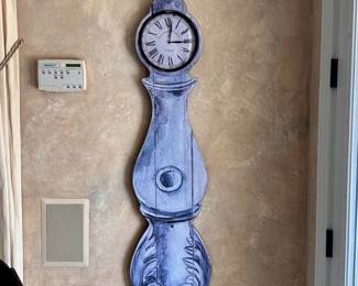 Large Wooden Wall Clock Decor