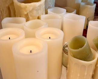 Many candles, Some battery