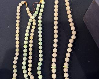 Jade beads included w/prior jade piece