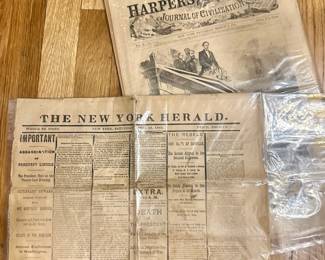 Original Lincoln Papers high Collectable