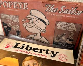 Popeye is game box cover only