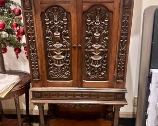 Antique Music Cabinet