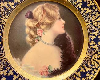 Metal Portrait Plate