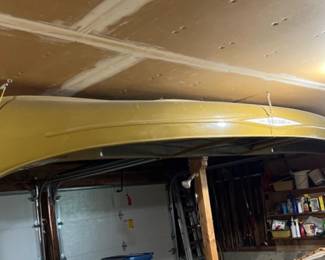 Core Craft Fiberglass Canoe with Sawyer Paddles