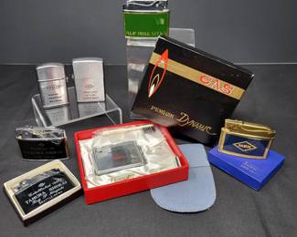 Vintage Collectible Lighters Sapphire, Penguin, Little Billboards Brands