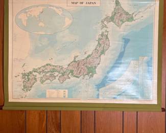 1962 Ministry of Foreign Affairs Map of Japan
