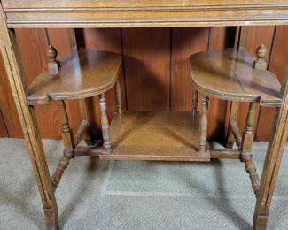 Antique Wash Basin Commode Table - Primitive Farmhouse