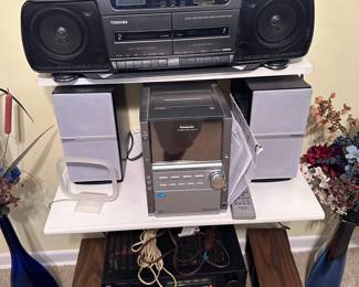 Boom box and stereo equipment