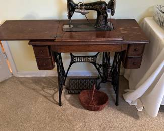 Antique singer, sewing machine