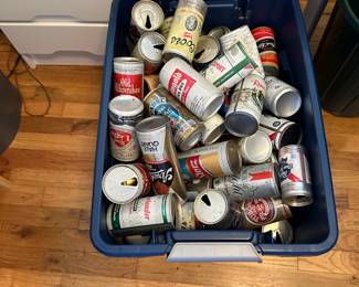 Beer can collection 