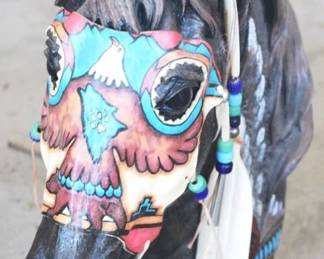 7 - Horse Head Statue - 12" tall
