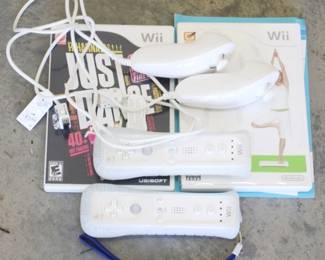 33 - Nintendo Wii Controllers and Games
