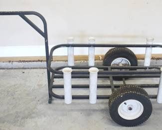 60 - Fishing Rod/Cooler Cart - 52" x 29" x 21"
