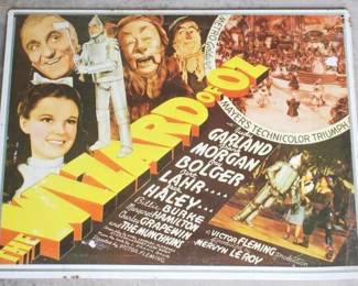 92 - Wizard of Oz Metal Sign - 16.5" x 12.5"
