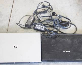 95 - Lot of 2 Laptops w/ Cables (As is/Untested)
