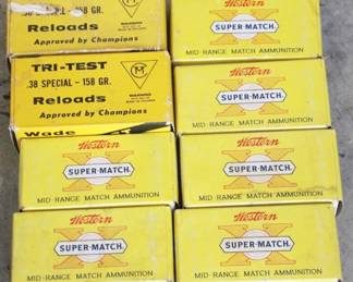 102 - 8 Boxes of .38 Special Ammo (Not All Boxes Full)
