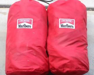 112 - Lot of 2 Promotional Sleeping Bags by Marlboro
