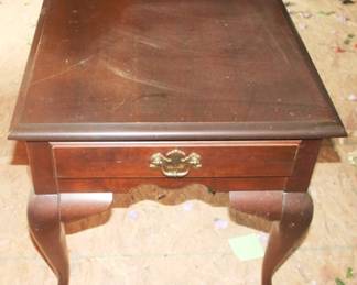 235 - One-Drawer End Table - 27" x 22" x 23"
