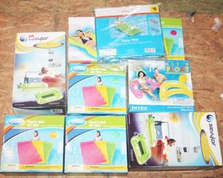 243 - Lot of Assorted Pool Floats in Boxes
