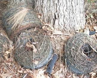 260 - Lot of Barbed Wire Rolls
