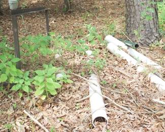 264 - Lot of PVC Pipes and Scrap Metal
