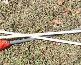 327 - Lot of 3 Electric Cattle Prods - 36" long
