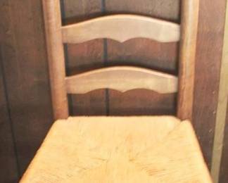 353 - Antique Chair - 14" x 14" x 43"
