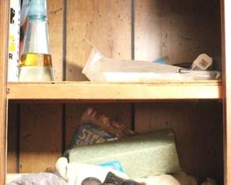 358 - Cabinet Lot of Assorted Items
