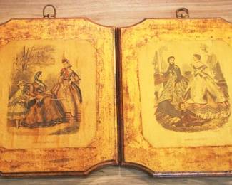 366 - Pair of Wall Hangings - 14" x 11"
