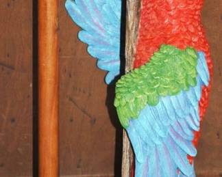 368 - Parrot Paper Towel Holder - 16" tall
