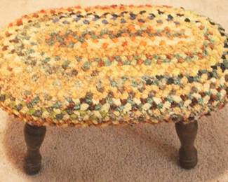 385 - Vintage Stool - 15" x 10" x 10"
