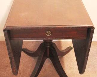 395 - One-Drawer Drop-Side Table - 36" x 48" x 28"
