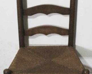 409 - Antique Chair - 18" x 15" x 43"
