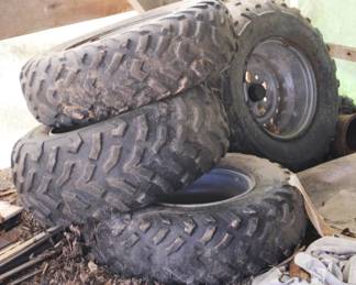 489 - 4 pc. Set of 4-Wheeler Tires
