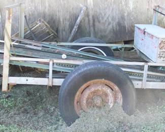 492 - Metal Trailer w/ Contents - 60" x 36" x 60"

