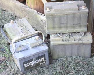 494 - Lot of 4 Automotive Batteries (As is)
