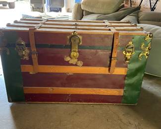 Antique Steamer Chest