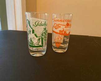 Antique State Glasses