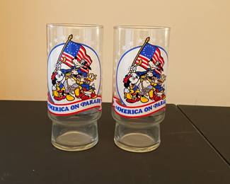 Vintage Disney BiCentennial Glasses