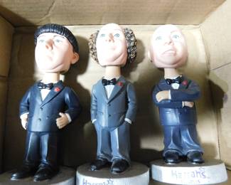 Harrahs Three Stooges Bobbleheads